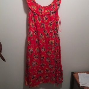SALE Anthropologie Colloquial off the Shoulder dress 14